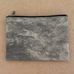 Chilewich Gray Cowhide Finish Mini Bag
